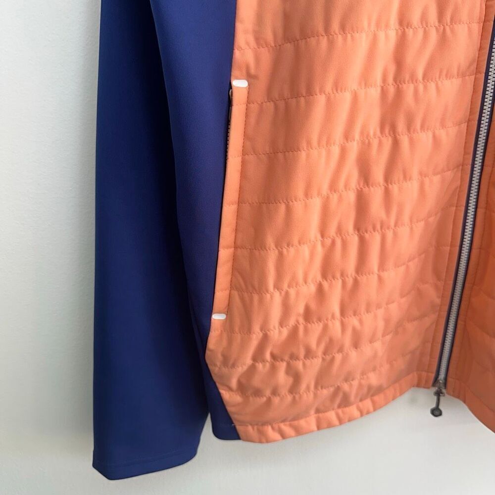 Peter Millar Men’s Hyperlight Merge Coral Quilted Full Zip Jacket Wolverine Powe - Picture 9 of 16